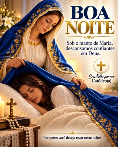 Boa noite – sob o manto de Maria