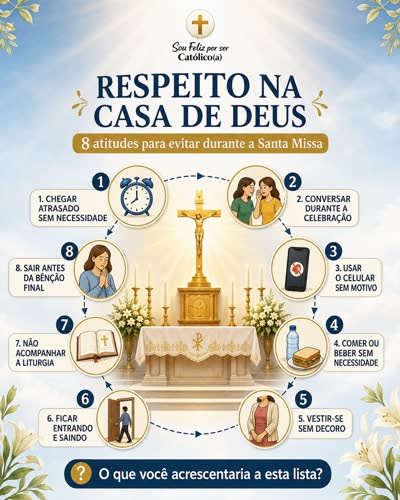 Respeito na Casa de Deus