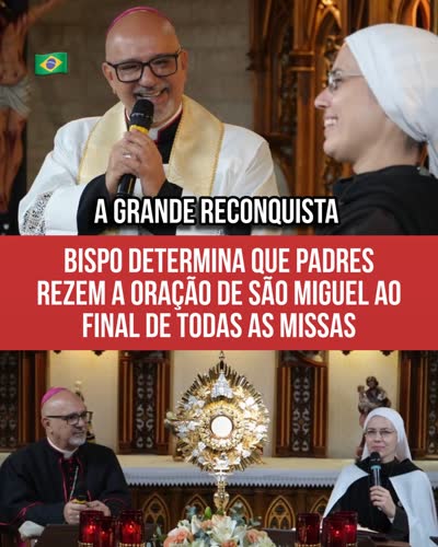 Bispo determina que padres rezem a oração de São Miguel ao final das missas